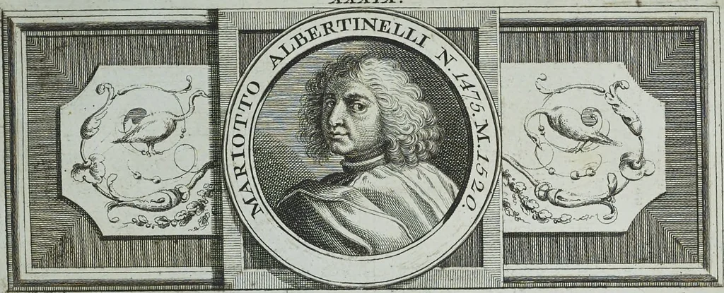 An illustration from L'Etruria pittrice, ovvero, Storia della pittura toscana, dedotta dai suoi monumenti che si esibiscono in stampa dal secolo X. fino al presente, 1791, leaf 174