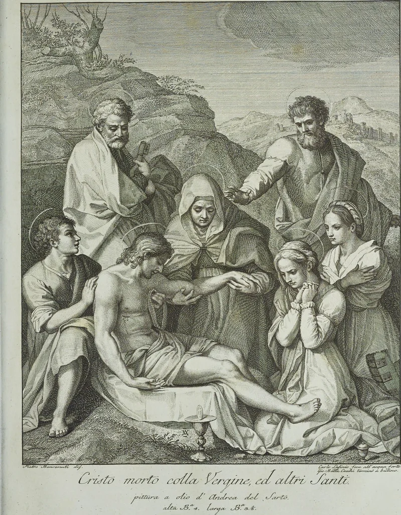 An illustration from L'Etruria pittrice, ovvero, Storia della pittura toscana, dedotta dai suoi monumenti che si esibiscono in stampa dal secolo X. fino al presente, 1791, leaf 176