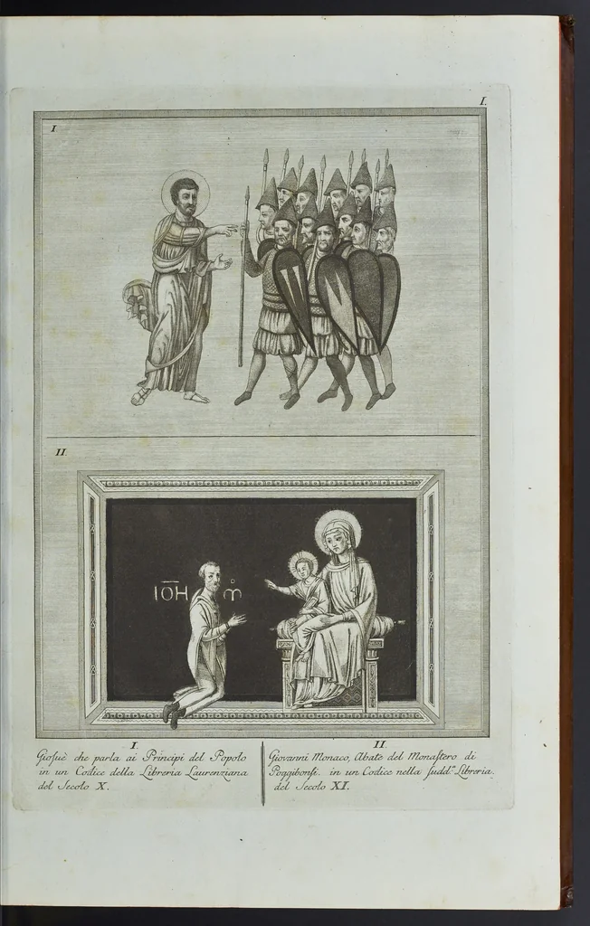 An illustration from L'Etruria pittrice, ovvero, Storia della pittura toscana, dedotta dai suoi monumenti che si esibiscono in stampa dal secolo X. fino al presente, 1791, leaf 18