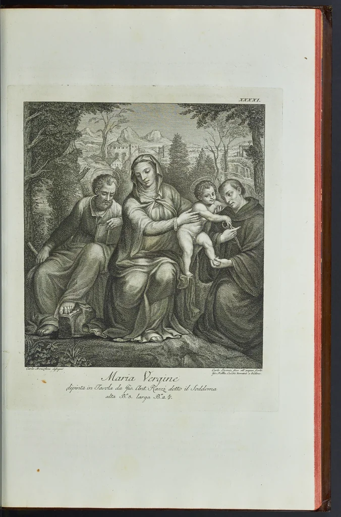 An illustration from L'Etruria pittrice, ovvero, Storia della pittura toscana, dedotta dai suoi monumenti che si esibiscono in stampa dal secolo X. fino al presente, 1791, leaf 180