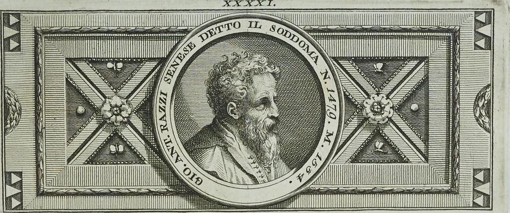 An illustration from L'Etruria pittrice, ovvero, Storia della pittura toscana, dedotta dai suoi monumenti che si esibiscono in stampa dal secolo X. fino al presente, 1791, leaf 182