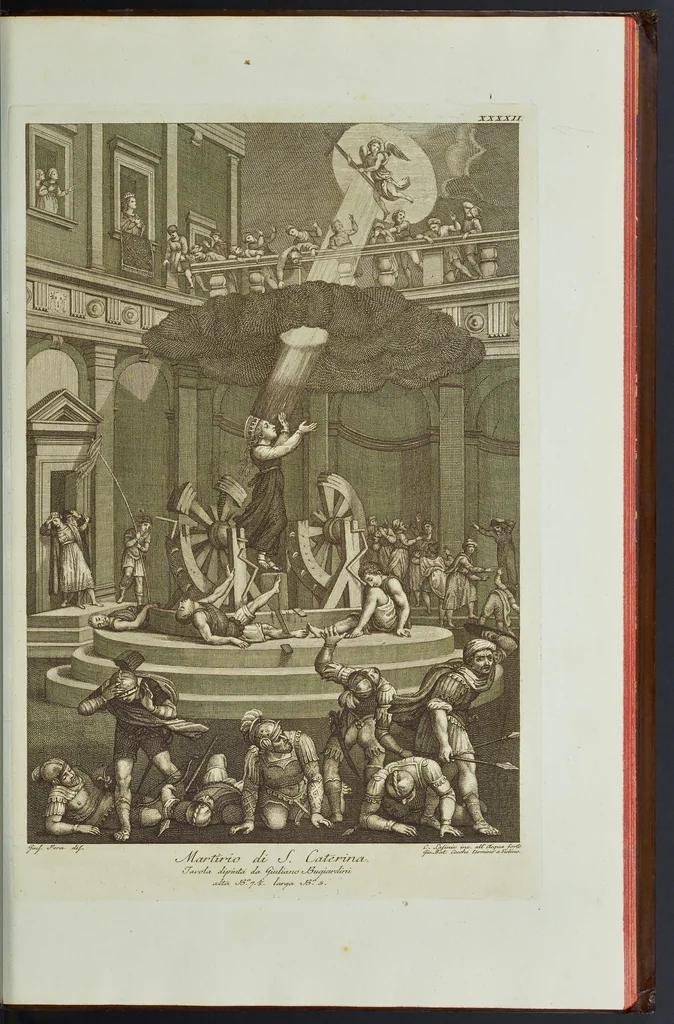 An illustration from L'Etruria pittrice, ovvero, Storia della pittura toscana, dedotta dai suoi monumenti che si esibiscono in stampa dal secolo X. fino al presente, 1791, leaf 184