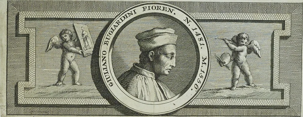 An illustration from L'Etruria pittrice, ovvero, Storia della pittura toscana, dedotta dai suoi monumenti che si esibiscono in stampa dal secolo X. fino al presente, 1791, leaf 186