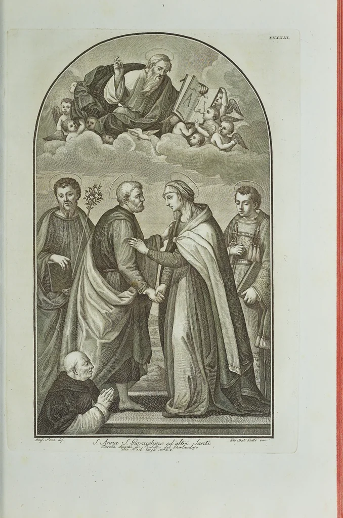An illustration from L'Etruria pittrice, ovvero, Storia della pittura toscana, dedotta dai suoi monumenti che si esibiscono in stampa dal secolo X. fino al presente, 1791, leaf 188