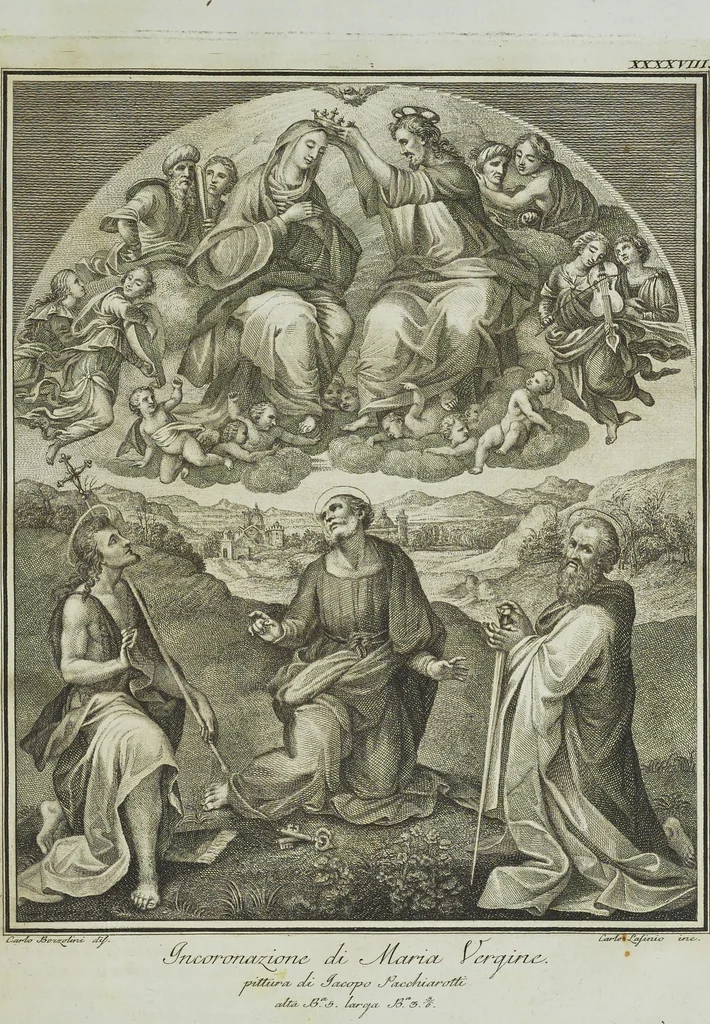 An illustration from L'Etruria pittrice, ovvero, Storia della pittura toscana, dedotta dai suoi monumenti che si esibiscono in stampa dal secolo X. fino al presente, 1791, leaf 208