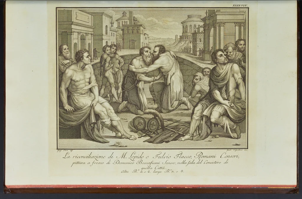 An illustration from L'Etruria pittrice, ovvero, Storia della pittura toscana, dedotta dai suoi monumenti che si esibiscono in stampa dal secolo X. fino al presente, 1791, leaf 212