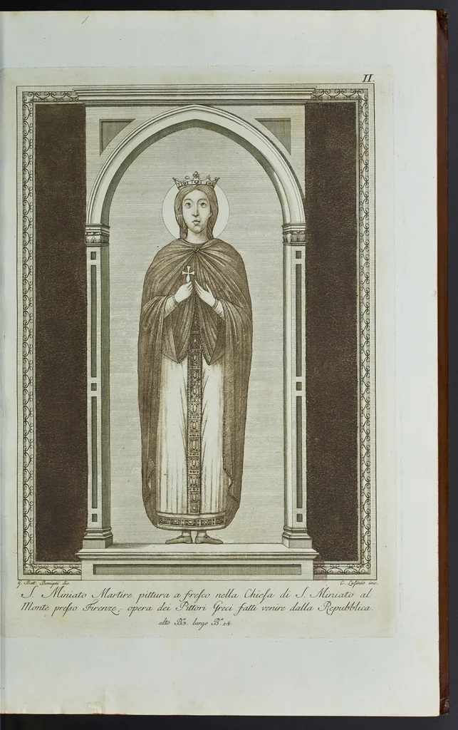 An illustration from L'Etruria pittrice, ovvero, Storia della pittura toscana, dedotta dai suoi monumenti che si esibiscono in stampa dal secolo X. fino al presente, 1791, leaf 22