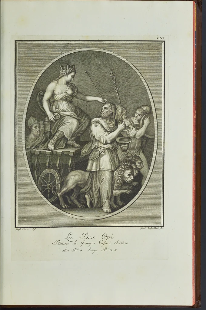An illustration from L'Etruria pittrice, ovvero, Storia della pittura toscana, dedotta dai suoi monumenti che si esibiscono in stampa dal secolo X. fino al presente, 1791, leaf 228