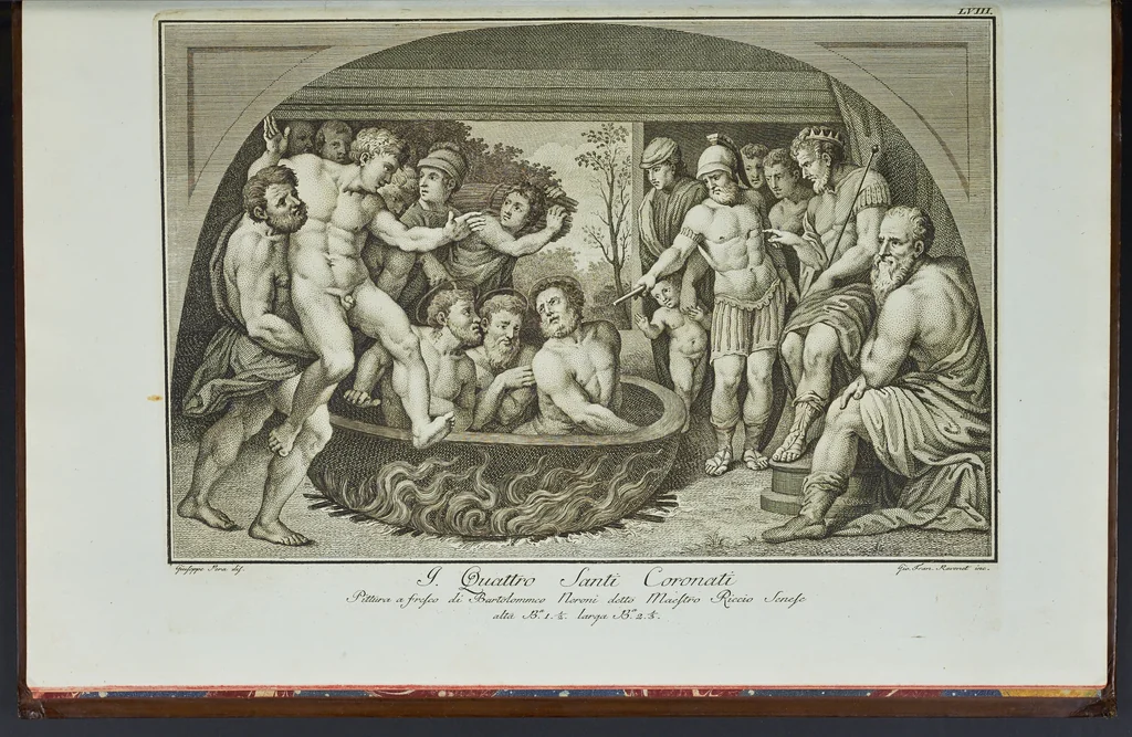An illustration from L'Etruria pittrice, ovvero, Storia della pittura toscana, dedotta dai suoi monumenti che si esibiscono in stampa dal secolo X. fino al presente, 1791, leaf 248