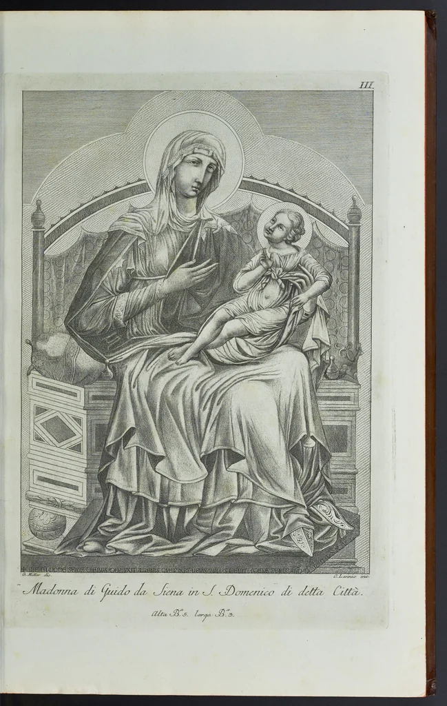 An illustration from L'Etruria pittrice, ovvero, Storia della pittura toscana, dedotta dai suoi monumenti che si esibiscono in stampa dal secolo X. fino al presente, 1791, leaf 26