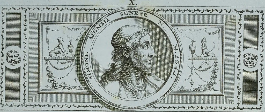 An illustration from L'Etruria pittrice, ovvero, Storia della pittura toscana, dedotta dai suoi monumenti che si esibiscono in stampa dal secolo X. fino al presente, 1791, leaf 56