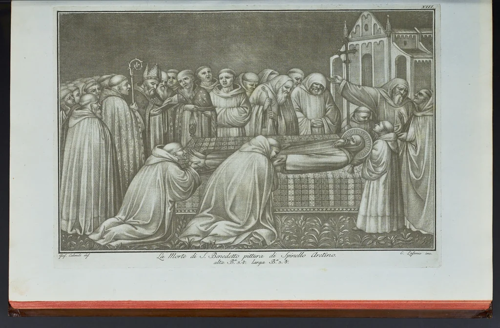 An illustration from L'Etruria pittrice, ovvero, Storia della pittura toscana, dedotta dai suoi monumenti che si esibiscono in stampa dal secolo X. fino al presente, 1791, leaf 66