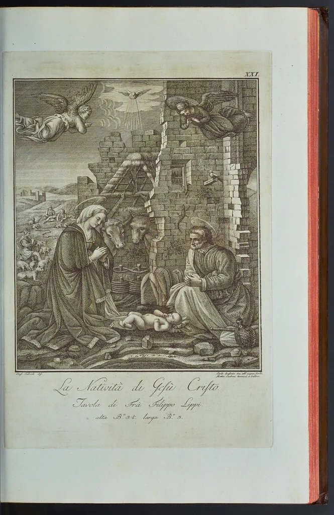 An illustration from L'Etruria pittrice, ovvero, Storia della pittura toscana, dedotta dai suoi monumenti che si esibiscono in stampa dal secolo X. fino al presente, 1791, leaf 98