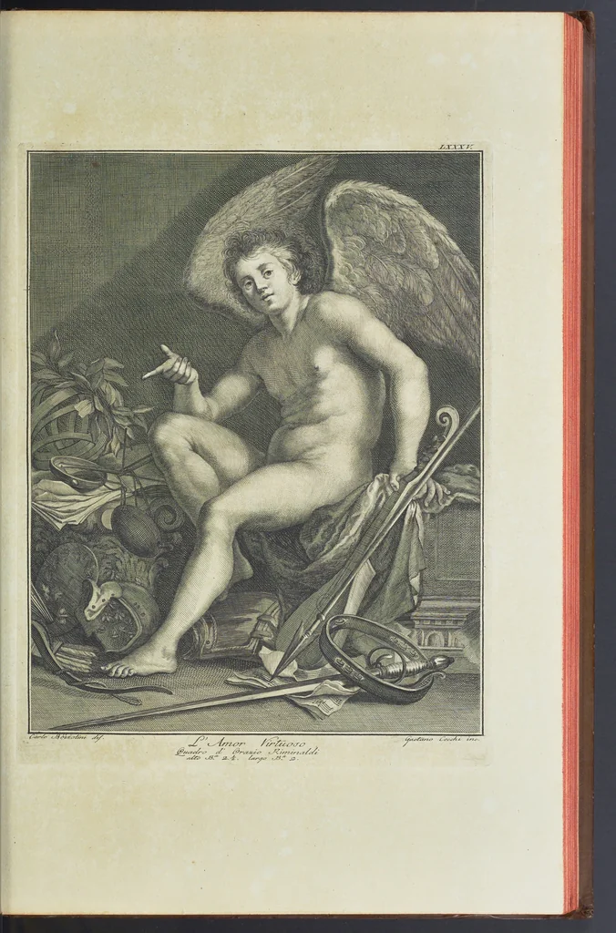 An illustration from L'Etruria pittrice, ovvero, Storia della pittura toscana, dedotta dai suoi monumenti che si esibiscono in stampa dal secolo X. fino al presente, 1791, leaf 108