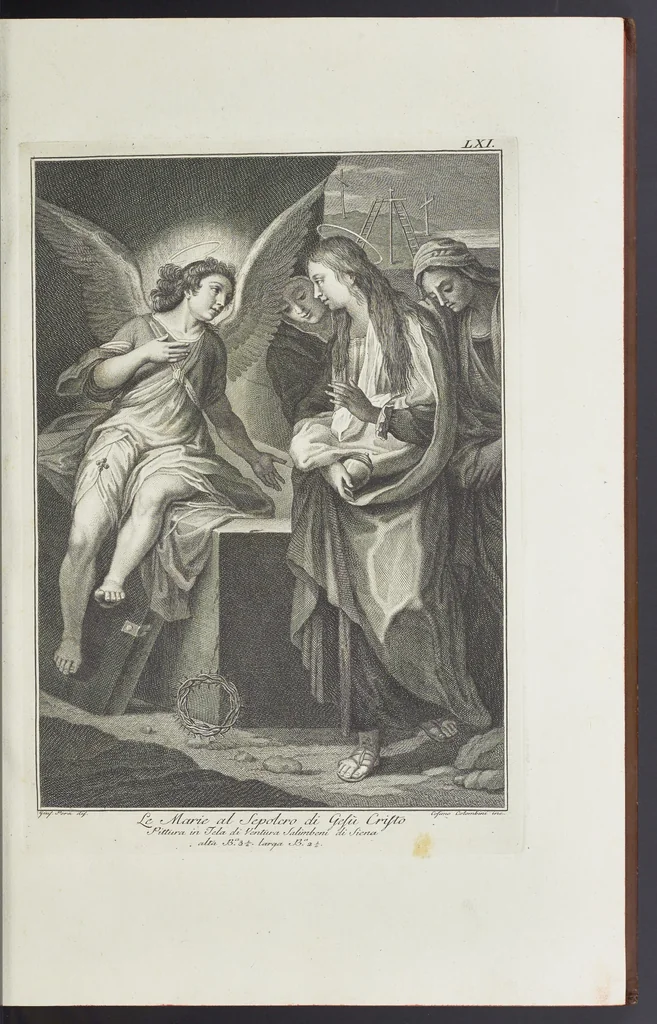 An illustration from L'Etruria pittrice, ovvero, Storia della pittura toscana, dedotta dai suoi monumenti che si esibiscono in stampa dal secolo X. fino al presente, 1791, leaf 12