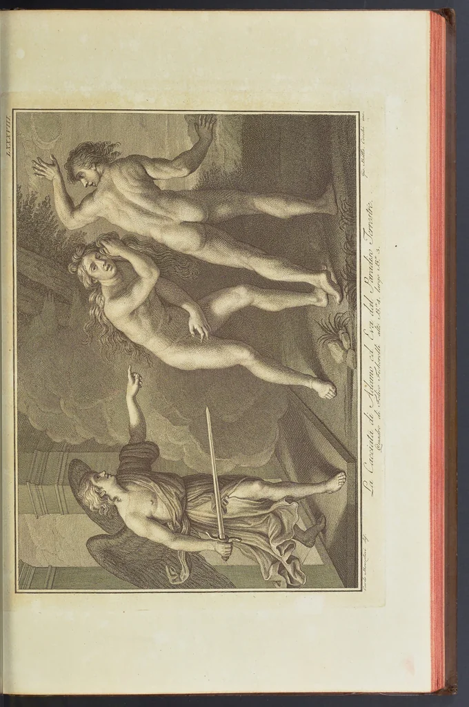 An illustration from L'Etruria pittrice, ovvero, Storia della pittura toscana, dedotta dai suoi monumenti che si esibiscono in stampa dal secolo X. fino al presente, 1791, leaf 120