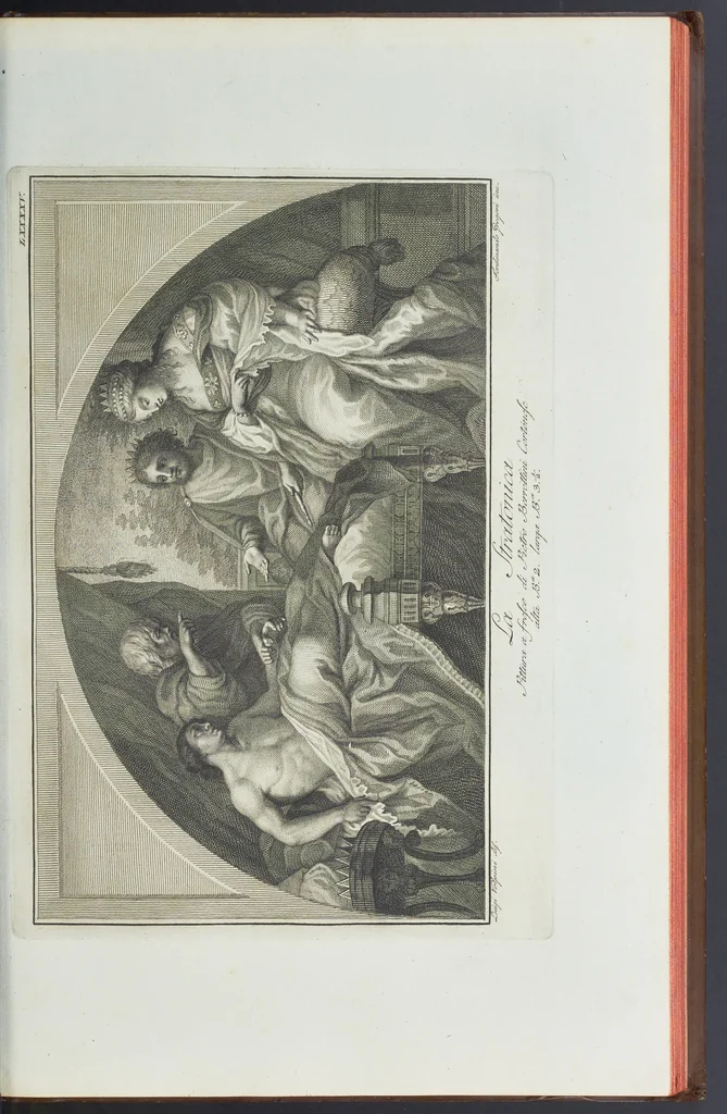 An illustration from L'Etruria pittrice, ovvero, Storia della pittura toscana, dedotta dai suoi monumenti che si esibiscono in stampa dal secolo X. fino al presente, 1791, leaf 148