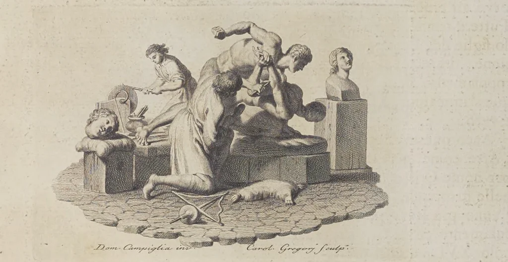 An illustration from L'Etruria pittrice, ovvero, Storia della pittura toscana, dedotta dai suoi monumenti che si esibiscono in stampa dal secolo X. fino al presente, 1791, leaf 23