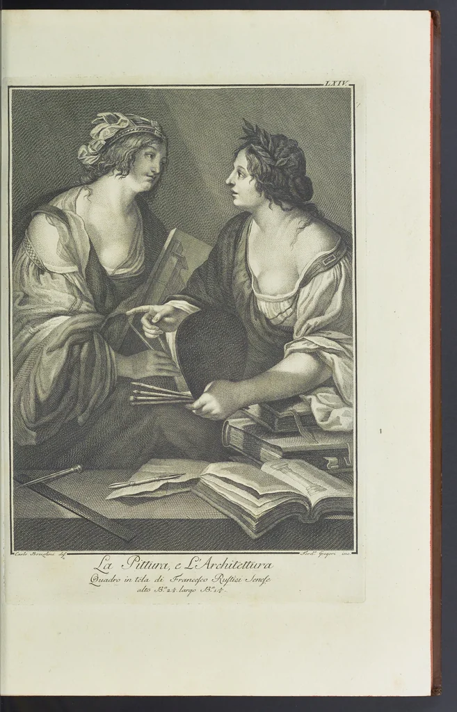 An illustration from L'Etruria pittrice, ovvero, Storia della pittura toscana, dedotta dai suoi monumenti che si esibiscono in stampa dal secolo X. fino al presente, 1791, leaf 24