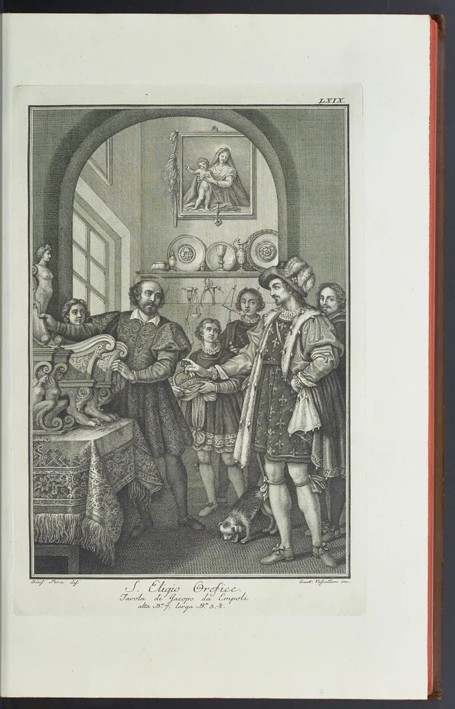 An illustration from L'Etruria pittrice, ovvero, Storia della pittura toscana, dedotta dai suoi monumenti che si esibiscono in stampa dal secolo X. fino al presente, 1791, leaf 44