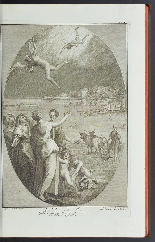 An illustration from L'Etruria pittrice, ovvero, Storia della pittura toscana, dedotta dai suoi monumenti che si esibiscono in stampa dal secolo X. fino al presente, 1791, leaf 60