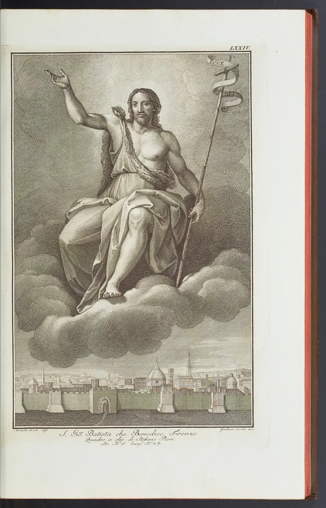 An illustration from L'Etruria pittrice, ovvero, Storia della pittura toscana, dedotta dai suoi monumenti che si esibiscono in stampa dal secolo X. fino al presente, 1791, leaf 64