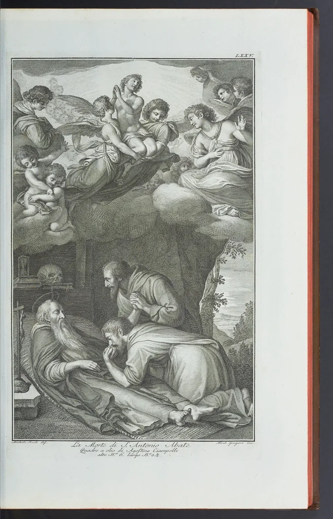 An illustration from L'Etruria pittrice, ovvero, Storia della pittura toscana, dedotta dai suoi monumenti che si esibiscono in stampa dal secolo X. fino al presente, 1791, leaf 68