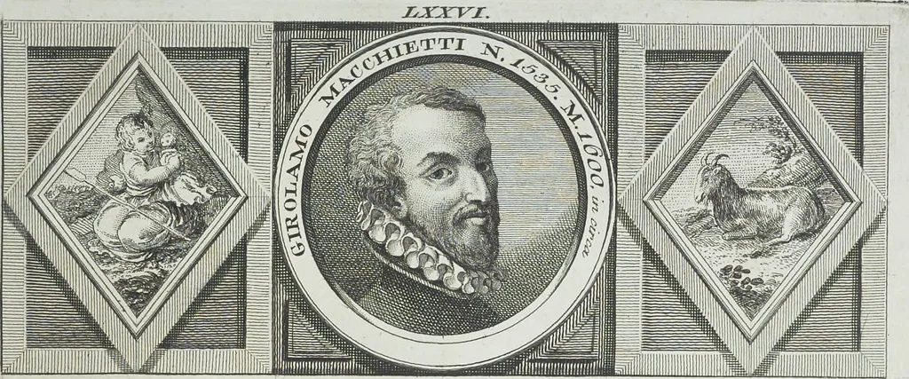 An illustration from L'Etruria pittrice, ovvero, Storia della pittura toscana, dedotta dai suoi monumenti che si esibiscono in stampa dal secolo X. fino al presente, 1791, leaf 74