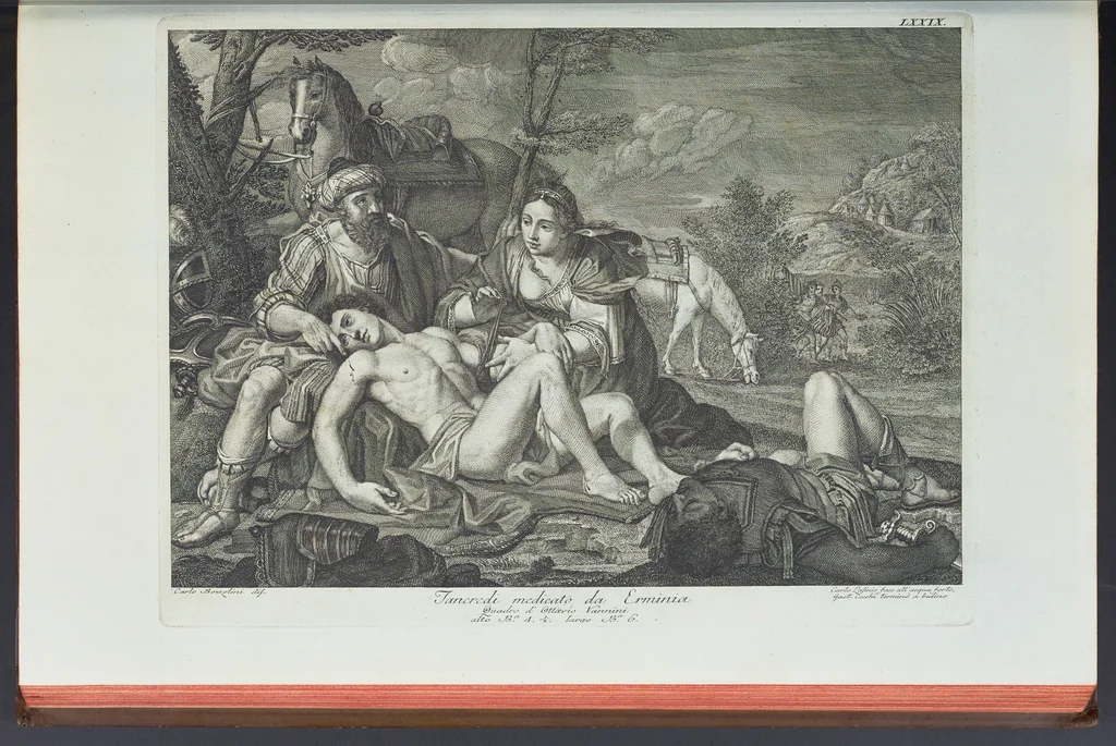 An illustration from L'Etruria pittrice, ovvero, Storia della pittura toscana, dedotta dai suoi monumenti che si esibiscono in stampa dal secolo X. fino al presente, 1791, leaf 84
