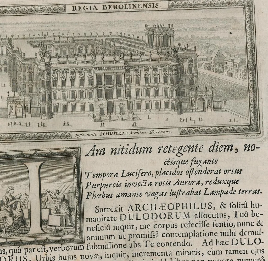 An illustration from Thesaurus Brandenburgicus selectus, sive, Gemmarum et numismatum Graecorum in cimeliarchio electorali Brandenburgico elegantiorum series, 1696, leaf 22