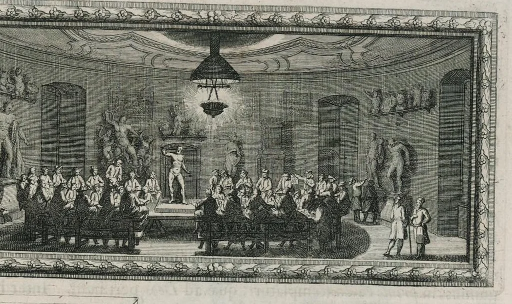 An illustration from Thesaurus Brandenburgicus selectus, sive, Gemmarum et numismatum Graecorum in cimeliarchio electorali Brandenburgico elegantiorum series, 1696, leaf 238