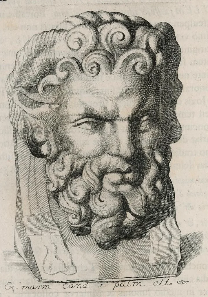 An illustration from Thesaurus Brandenburgicus selectus, sive, Gemmarum et numismatum Graecorum in cimeliarchio electorali Brandenburgico elegantiorum series, 1696, leaf 243