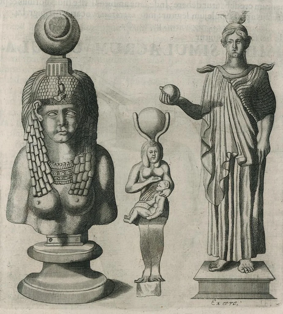 An illustration from Thesaurus Brandenburgicus selectus, sive, Gemmarum et numismatum Graecorum in cimeliarchio electorali Brandenburgico elegantiorum series, 1696, leaf 334