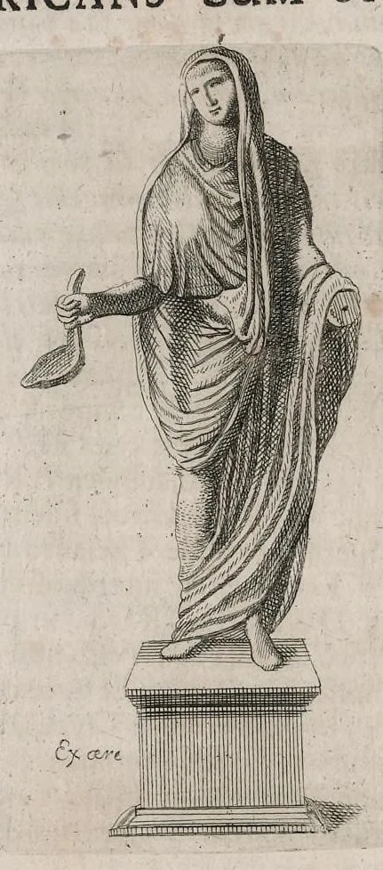 An illustration from Thesaurus Brandenburgicus selectus, sive, Gemmarum et numismatum Graecorum in cimeliarchio electorali Brandenburgico elegantiorum series, 1696, leaf 433