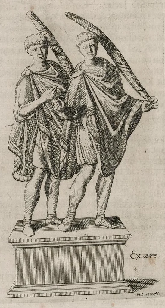 An illustration from Thesaurus Brandenburgicus selectus, sive, Gemmarum et numismatum Graecorum in cimeliarchio electorali Brandenburgico elegantiorum series, 1696, leaf 441