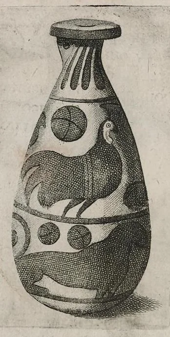 An illustration from Thesaurus Brandenburgicus selectus, sive, Gemmarum et numismatum Graecorum in cimeliarchio electorali Brandenburgico elegantiorum series, 1696, leaf 475