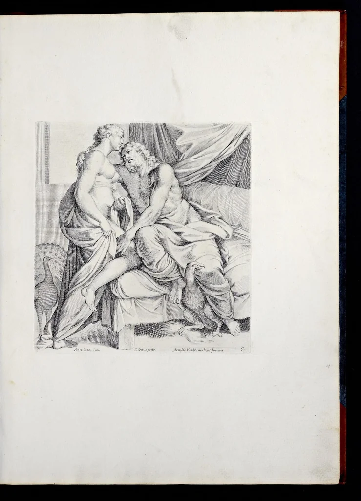 An illustration from Galeria nel Palazzo Farnese in Roma del sereniss. dvca di Parma etc. dipinta da Annibale Carracci, 1680, leaf 20