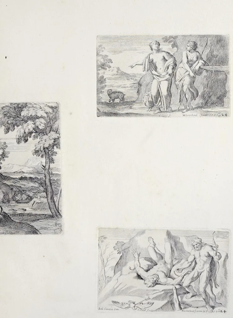 An illustration from Galeria nel Palazzo Farnese in Roma del sereniss. dvca di Parma etc. dipinta da Annibale Carracci, 1680, leaf 78