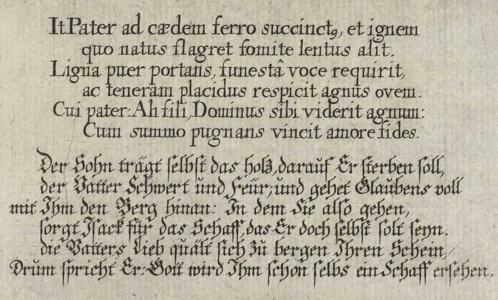 An illustration from Icones Biblicae Veteris et Novi Testamenti. Figuren Biblischer Historien Alten und Neuen Testaments, 1679, leaf 48