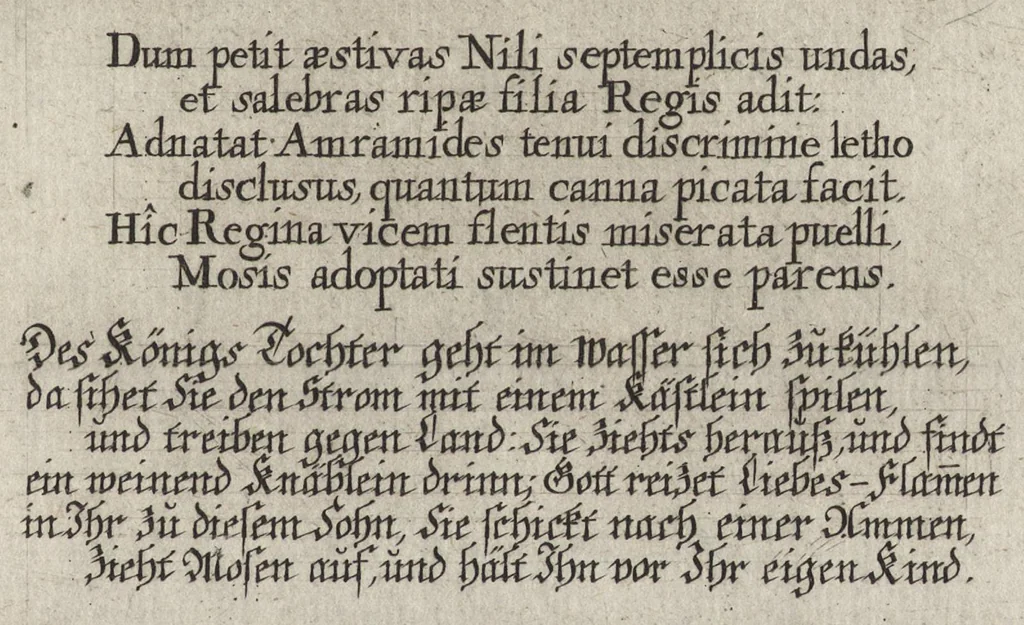 An illustration from Icones Biblicae Veteris et Novi Testamenti. Figuren Biblischer Historien Alten und Neuen Testaments, 1679, leaf 96