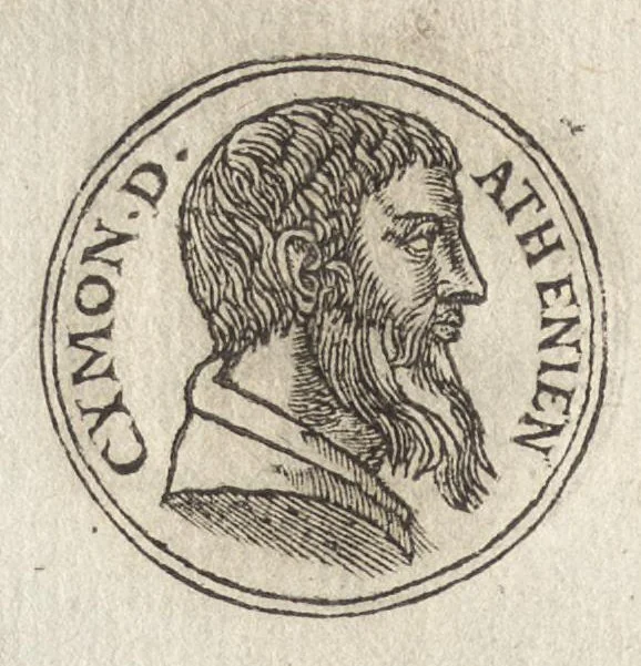 An illustration from Promtvarii iconvm insigniorvm à secvlo hominvm, subiectis eorum vitis, per compendiũ ex probatissimis autoribus desumptis, editio secunda : illustrium virorum, qui à prima successerunt, imaginibus aucta atque locupletata, 1578, leaf 125