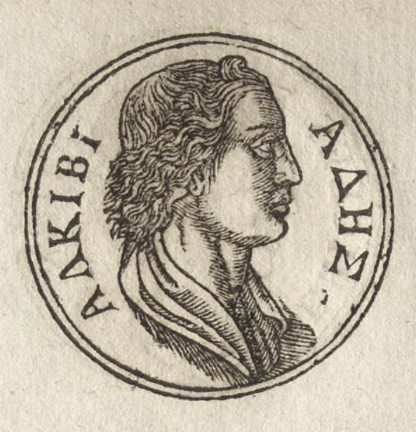 An illustration from Promtvarii iconvm insigniorvm à secvlo hominvm, subiectis eorum vitis, per compendiũ ex probatissimis autoribus desumptis, editio secunda : illustrium virorum, qui à prima successerunt, imaginibus aucta atque locupletata, 1578, leaf 131