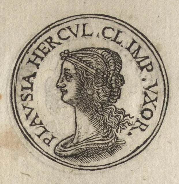 An illustration from Promtvarii iconvm insigniorvm à secvlo hominvm, subiectis eorum vitis, per compendiũ ex probatissimis autoribus desumptis, editio secunda : illustrium virorum, qui à prima successerunt, imaginibus aucta atque locupletata, 1578, leaf 204