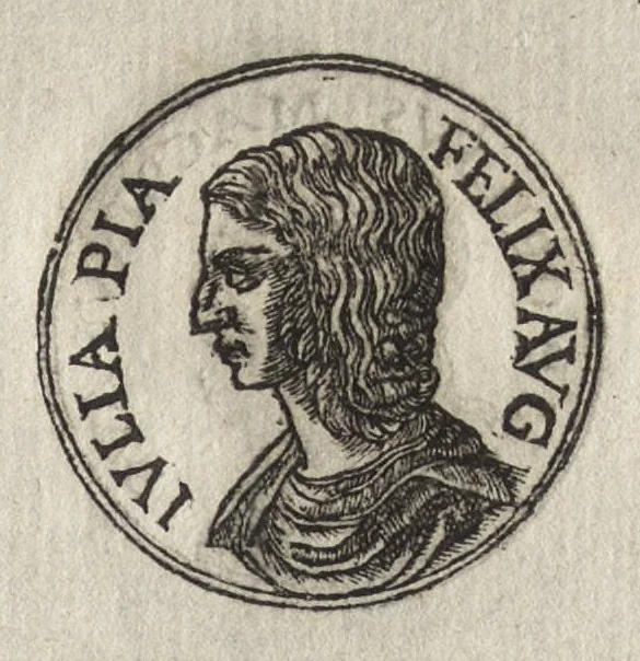 An illustration from Promtvarii iconvm insigniorvm à secvlo hominvm, subiectis eorum vitis, per compendiũ ex probatissimis autoribus desumptis, editio secunda : illustrium virorum, qui à prima successerunt, imaginibus aucta atque locupletata, 1578, leaf 236