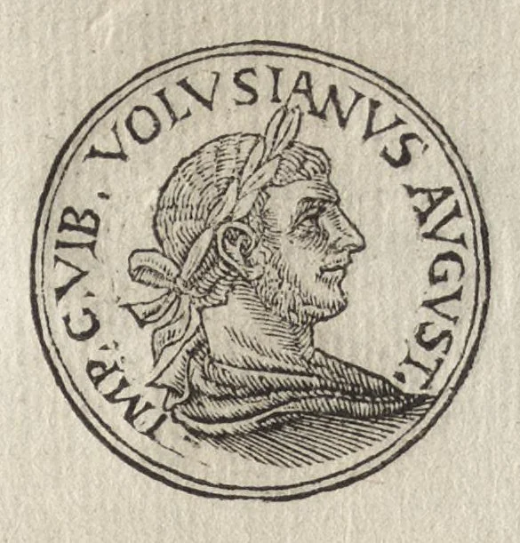 An illustration from Promtvarii iconvm insigniorvm à secvlo hominvm, subiectis eorum vitis, per compendiũ ex probatissimis autoribus desumptis, editio secunda : illustrium virorum, qui à prima successerunt, imaginibus aucta atque locupletata, 1578, leaf 242