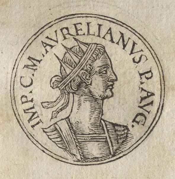 An illustration from Promtvarii iconvm insigniorvm à secvlo hominvm, subiectis eorum vitis, per compendiũ ex probatissimis autoribus desumptis, editio secunda : illustrium virorum, qui à prima successerunt, imaginibus aucta atque locupletata, 1578, leaf 262