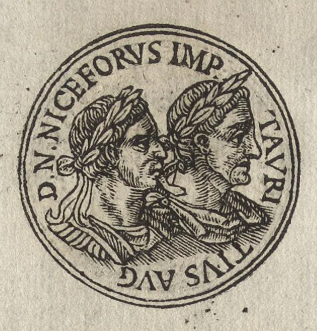 An illustration from Promtvarii iconvm insigniorvm à secvlo hominvm, subiectis eorum vitis, per compendiũ ex probatissimis autoribus desumptis, editio secunda : illustrium virorum, qui à prima successerunt, imaginibus aucta atque locupletata, 1578, leaf 311