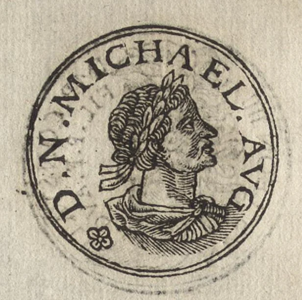 An illustration from Promtvarii iconvm insigniorvm à secvlo hominvm, subiectis eorum vitis, per compendiũ ex probatissimis autoribus desumptis, editio secunda : illustrium virorum, qui à prima successerunt, imaginibus aucta atque locupletata, 1578, leaf 311