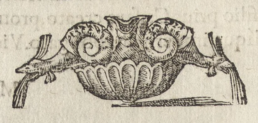 An illustration from Promtvarii iconvm insigniorvm à secvlo hominvm, subiectis eorum vitis, per compendiũ ex probatissimis autoribus desumptis, editio secunda : illustrium virorum, qui à prima successerunt, imaginibus aucta atque locupletata, 1578, leaf 369