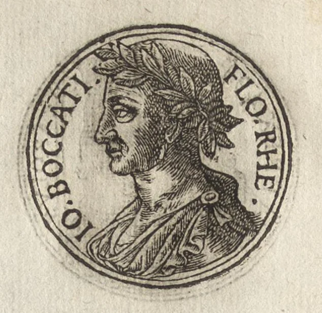 An illustration from Promtvarii iconvm insigniorvm à secvlo hominvm, subiectis eorum vitis, per compendiũ ex probatissimis autoribus desumptis, editio secunda : illustrium virorum, qui à prima successerunt, imaginibus aucta atque locupletata, 1578, leaf 375